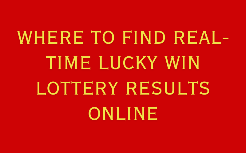 lucky win lottery result