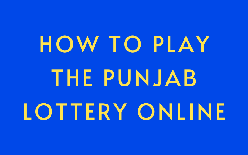 how to play the punjab lottery online