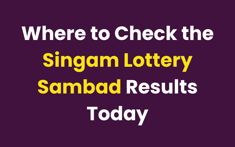 singam lottery sambad