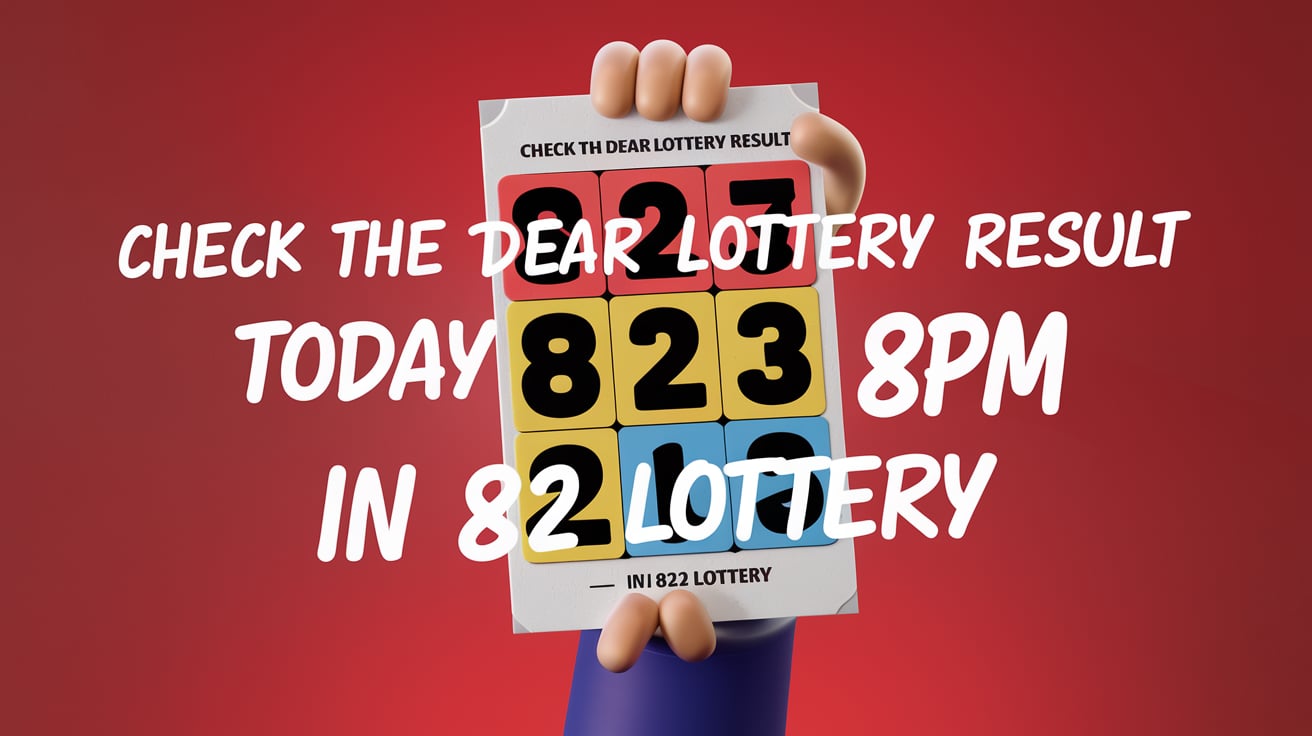 dear lottery result today 8pm