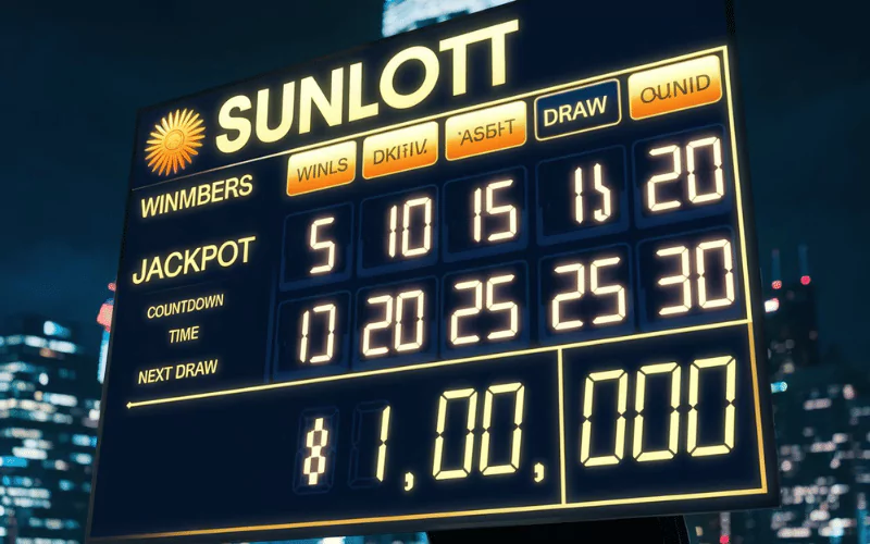 sunlott lottery result