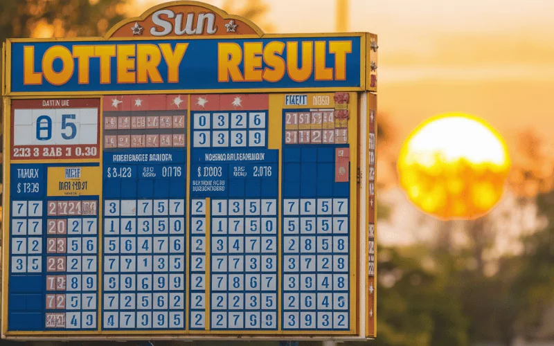 sun lottery result today