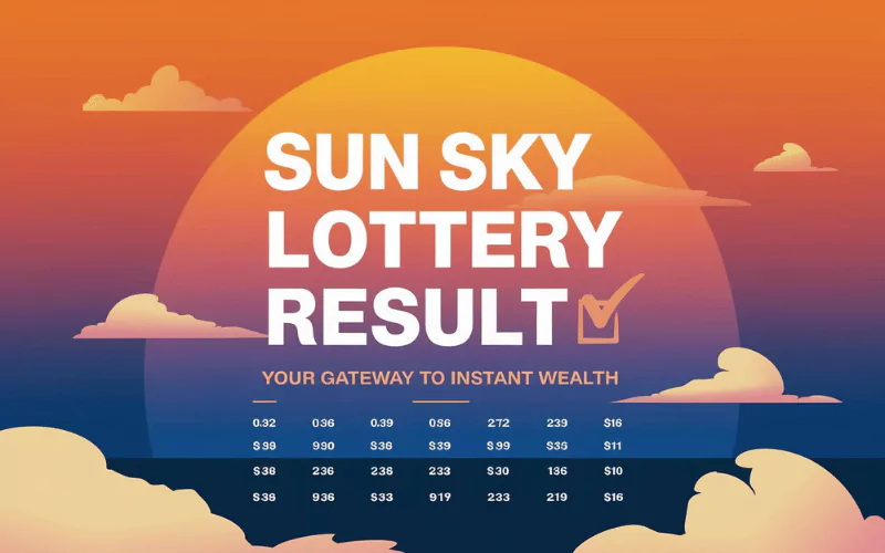 sun sky lottery result