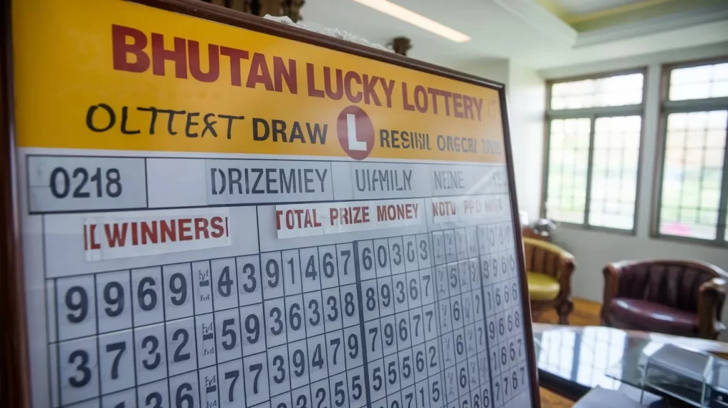 bhutan lucky lottery result